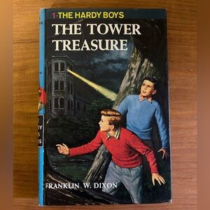 🔴3/$18 The Hardy Boys The Tower Treasure #1 Franklin W Dixon 1959